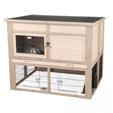 Natura zateplená králíkárna XL: 120 × 98 × 94 cm, 2 patra, spodní výběh, šedá Natura zateplená králíkárna XL: 120 × 98 × 94 cm, 2 patra, spodní výběh, šedá