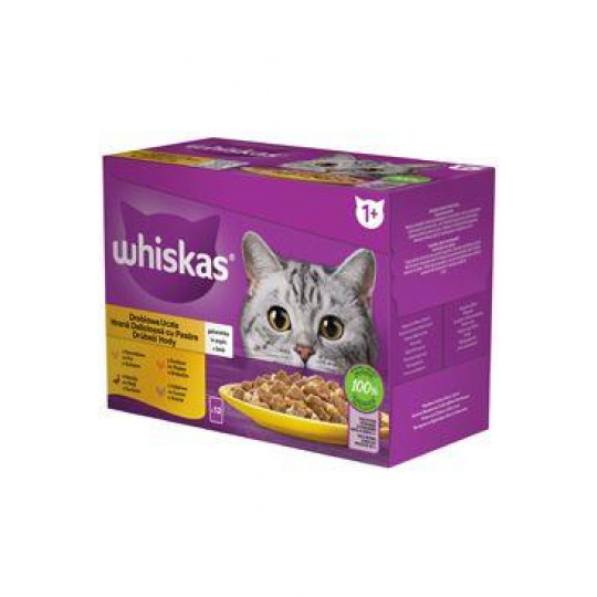 Whiskas kapsa Core drůbeží výběr v želé 12x85g