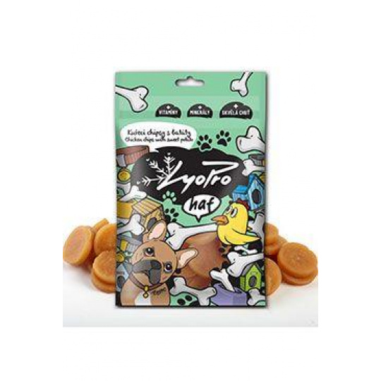 Lyopro Dog poch. sušené Kuřecí chipsy s batáty 70g