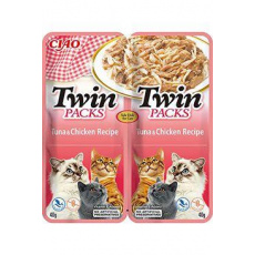 Churu Cat Twin Packs Tuna&Chicken in Broth 2x40g Churu Cat Twin Packs Tuna&Chicken in Broth 2x40g