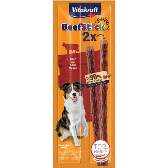 VITAKRAFT Beef Stick Beef - pamlsek pro psa - 2 x 12g