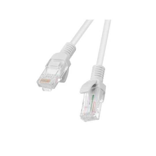 Lanberg Patchcord Rj45, Kat. 5e, Utp, 5m, šedá