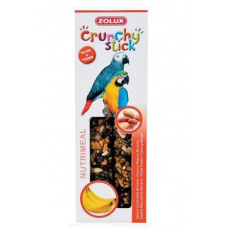 Crunchy Stick Parrot Buráky/Banán 2ks Zolux Crunchy Stick Parrot Buráky/Banán 2ks Zolux