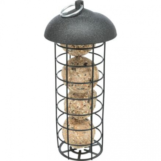 Zásobník na 4 lojové koule se stříškou, o 10 × 21 cm, lakovaný kov Zásobník na 4 lojové koule se stříškou, o 10 × 21 cm, lakovaný kov