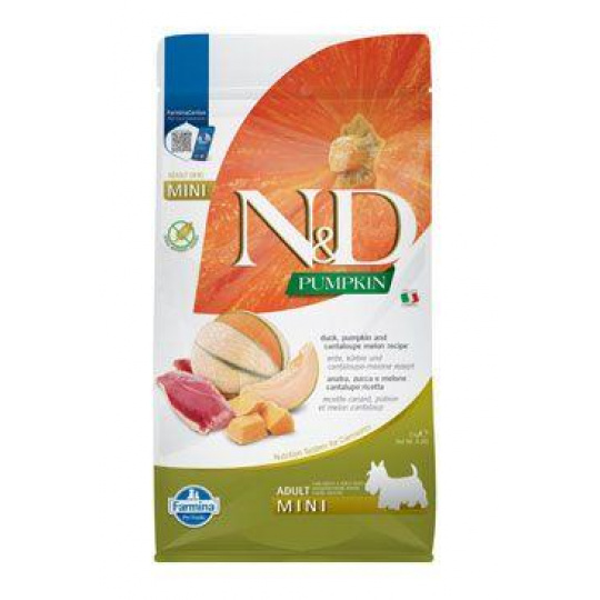 Farmina N&D dog PUMPKIN (GF) adult mini, duck & cantaluope 2 kg