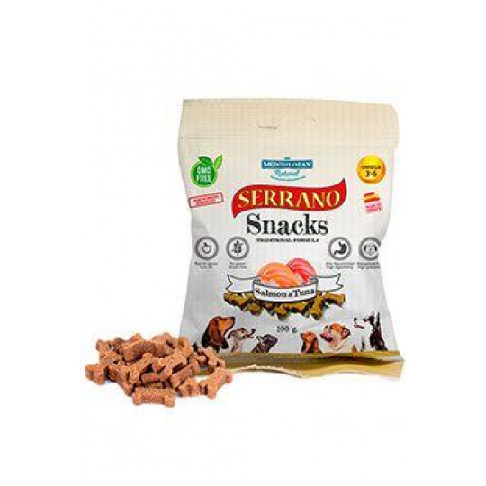Serrano Snack for Dog-Salmon&Tuna 100g