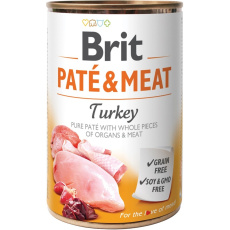 BRIT Paté & Meat s krůtím masem - 400g