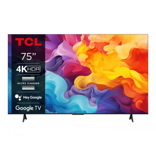 TCL 75V6B televizor 190,5 cm (75") 4K Ultra HD Smart TV Wi-Fi Černá