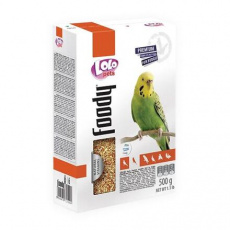 LOLO Foody kompletní krmivo pro andulky 500 g krabička LOLO Foody kompletní krmivo pro andulky 500 g krabička
