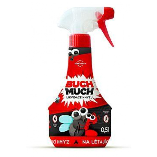 Repelentní Buch Much proti létavému hmyzu sprej 500ml