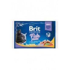 Brit Premium Cat kapsa Fish Plate 400g (4x100g) Brit Premium Cat kapsa Fish Plate 400g (4x100g)