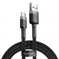 Baseus CATKLF-CG1 USB kabel 2 m USB A USB C Černá, Šedá