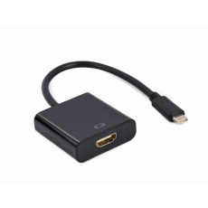 Gembird A-CM-HDMIF-04 kabel adaptéru USB Type-C na HDMI, 4K@60Hz, 15 cm, černý