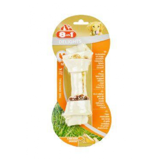 Pochoutka 8in1 Delights Chicken Bone M/1ks
