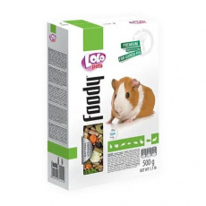 LOLO Foody kompletní krmivo pro morčata 500 g krabička LOLO Foody kompletní krmivo pro morčata 500 g krabička