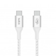 Belkin CAB015bt1MWH USB kabel USB 2.0 1 m USB C Bílá