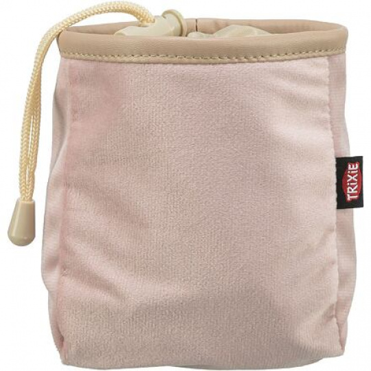 Snack bag, semišový sáček na pamlsky, o 9 × 14 cm