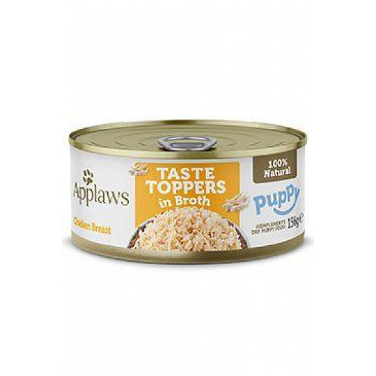 Applaws Dog konz. Toppers Puppy Broth kuřecí prsa 156g