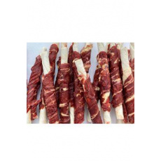 Pochoutka Kabanos obalený v hovězím a treskou 100g Pochoutka Kabanos obalený v hovězím a treskou 100g