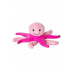 Hračka pes OCTOPUS & STARFISH plyš,TPR růžov.27cm Kiwi