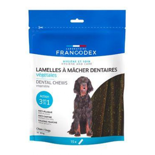 Francodex Weggy žvýkací plátky M pes 350g 15ks Francodex Weggy žvýkací plátky M pes 350g 15ks
