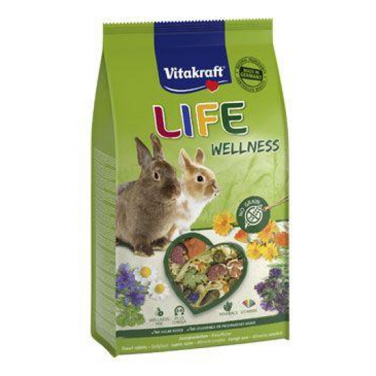 Vitakraft Rodent Rabbit Life Wellnes 600g