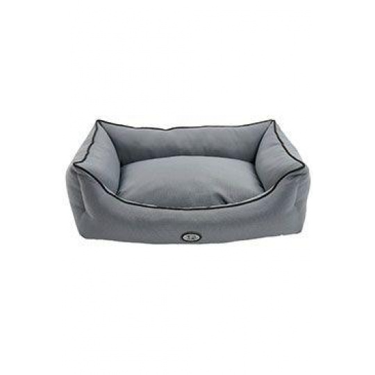 Pelech Sofa Bed Ocelově šedá/černá 60x70cm BUSTER Pelech Sofa Bed Ocelově šedá/černá 60x70cm BUSTER