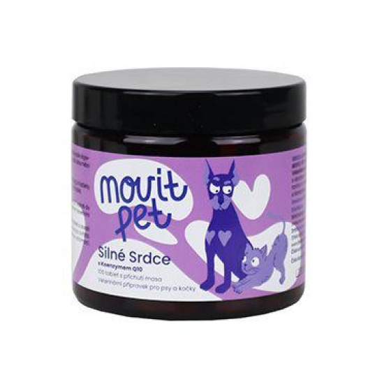 MOVit PET Silné srdce, Koenzym Q10,s přích.masa 100tbl