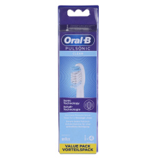 ORAL-B Pulsonic Clean Náhradní hlavice sonického zubního kartáčku 4 kusů Bílá