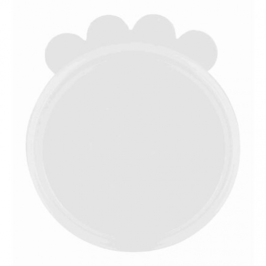Víčko na konzervy, silikonové malé 7,6 cm/2 ks transparentní