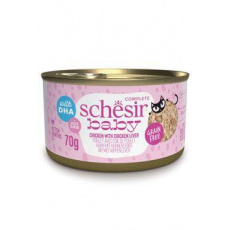 Schesir Cat konz. Kitten Wholefood kuře/játra 70g Schesir Cat konz. Kitten Wholefood kuře/játra 70g