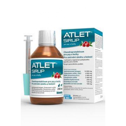 Atlet sirup pre psov a mačky 250 ml