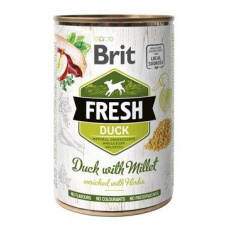 Brit Fresh Dog konz Duck with Millet 400g Brit Fresh Dog konz Duck with Millet 400g