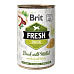 Brit Fresh Dog konz Duck with Millet 400g