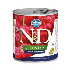 N&D DOG QUINOA Ad. Weight Mngmnt Lamb & Brocolli 285g N&D DOG QUINOA Ad. Weight Mngmnt Lamb & Brocolli 285g
