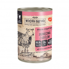 WIEJSKA ZAGRODA Lamb with krill - mokré krmivo pro kočky - 400g