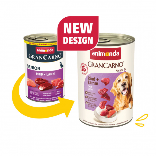 GRANCARNO Senior - hovězí, jehněčí 400g GRANCARNO Senior - hovězí, jehněčí 400g