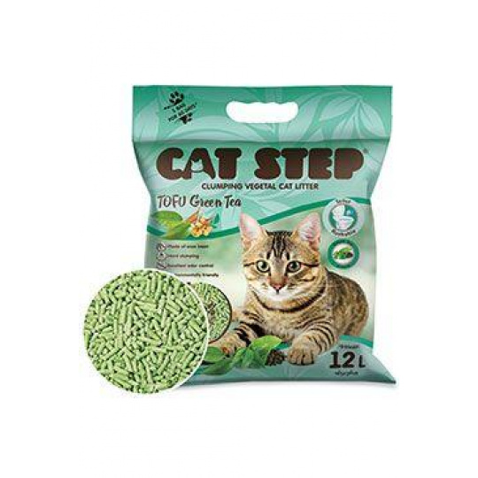 Podestýlka Cat Step Tofu Green Tea 5,4kg/12l Podestýlka Cat Step Tofu Green Tea 5,4kg/12l