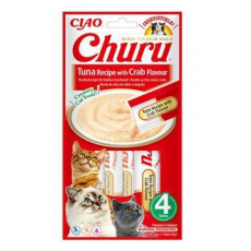 Churu Cat Tuna Recipe with Crab Flavour 4x14g Churu Cat Tuna Recipe with Crab Flavour 4x14g