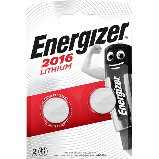 Energizer 7638900248340 baterie pro domácnost Baterie na jedno použití CR2016 Lithium