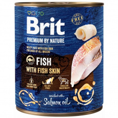 BRIT Premium by nature Fish with fish skin - vlhké krmivo pro psy - 800g