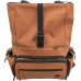 ROLLTOP 2v1, multifunkční batoh i ledvinka, bavlna/polyester, rezavá