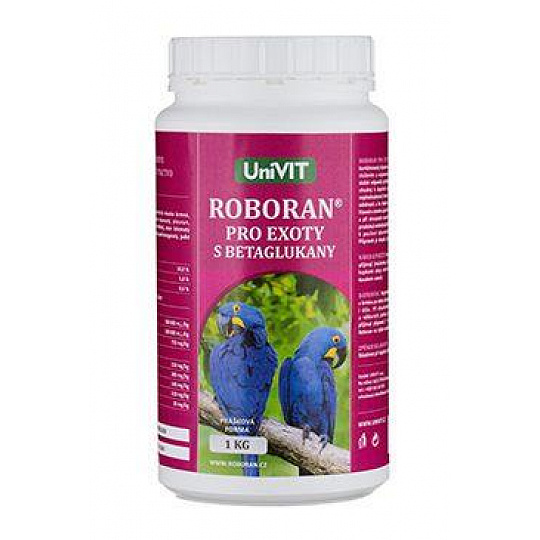 Roboran pro exoty s BETAGLUKANY 1kg