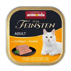 ANIMONDA Vom Feinsten Adult Poultry with pasta - mokré krmivo pro kočky - 100g