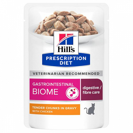 HILLS PD Fe i/d GASTROINTESTINAL BIOME Chicken Kapsička 12 x 85 g