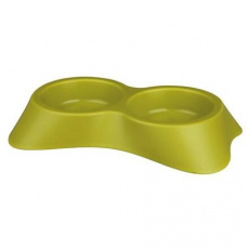 Plastová dvojmiska pro kočku 2 x 0,2 l/9 cm /vhodná k víčku 24433/ Plastová dvojmiska pro kočku 2 x 0,2 l/9 cm /vhodná k víčku 24433/