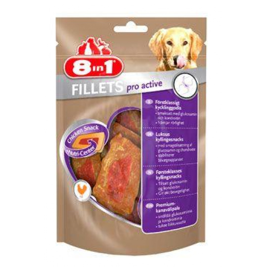 Pochoutka 8in1 Fillets Pro Active 80g