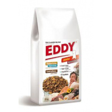 EDDY Junior Medium Breed s masovými polštářky 8kg EDDY Junior Medium Breed s masovými polštářky 8kg