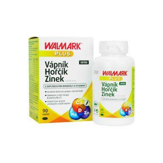 Vápník Hořčík Zinek Osteo 90tbl Walmark