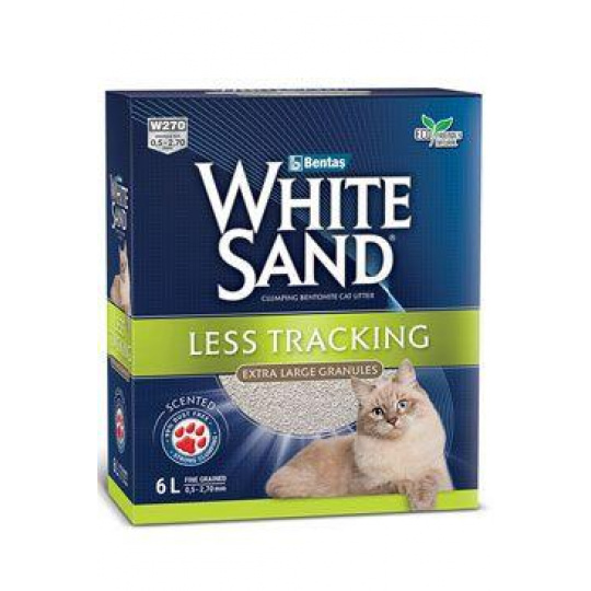 Podestýlka White Sand 6LT/5,1kg Less Tracking Podestýlka White Sand 6LT/5,1kg Less Tracking